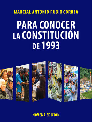 cover image of Para conocer la Constitución de 1993